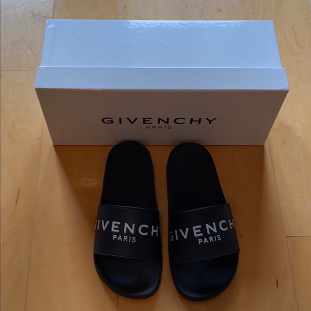 Givenchy Sandale Plate Slide Noir